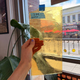 Light Amber Transparent Kokomo Sheet Glass Kokomo Glass