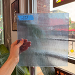 Vintage Optimum Reeded Light Blue Sheet Glass Colorado Glassworks