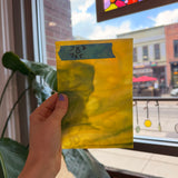 Mottled Green Yellow White Mixed Uroboros Fusible Sheet Glass Uroboros Glass