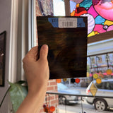 Dark Brown Green Kokomo Sheet Glass
