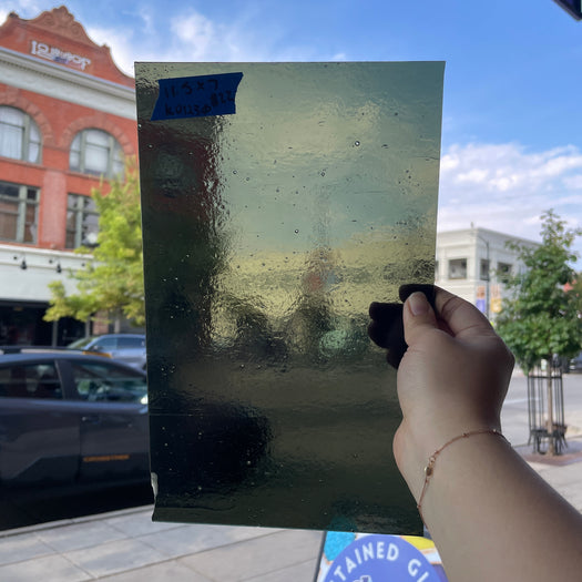 Gray Green Transparent Kokomo Colorado Glassworks
