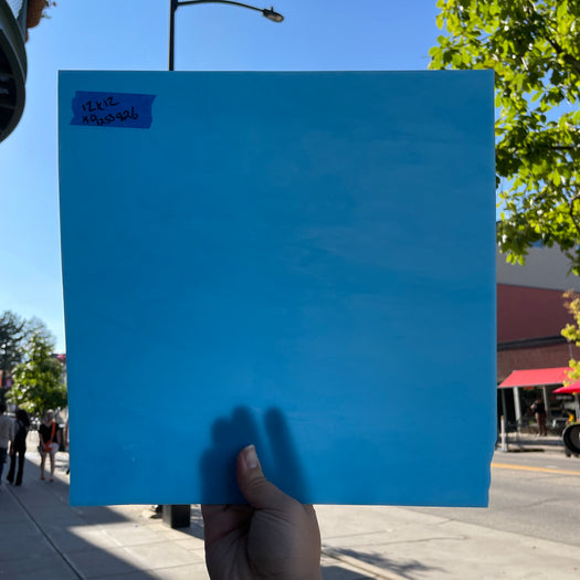 Sky Blue Kokomo Sheet Glass Colorado Glass Works