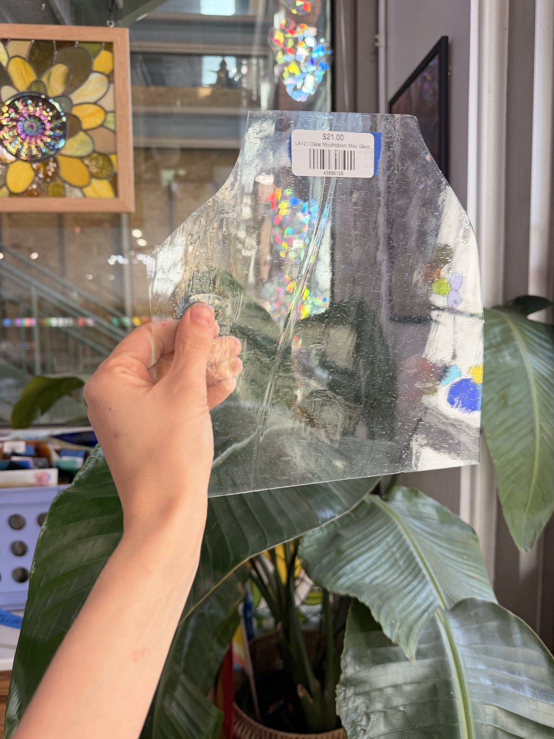 Clear Mouthblown Misc Glass – LA12