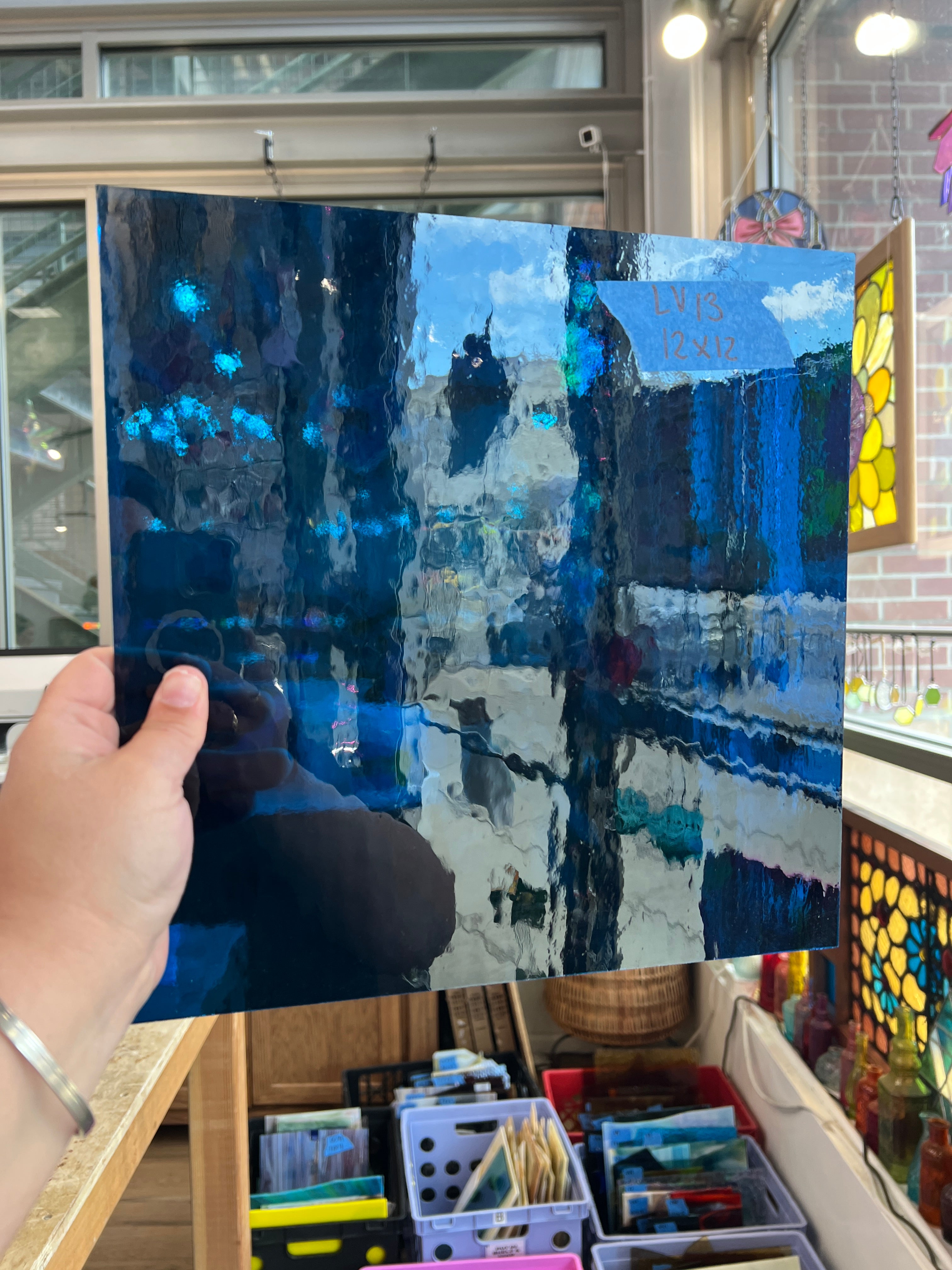 Blue Transparent Wissmach Sheet Glass Wissmach Glass Default Title