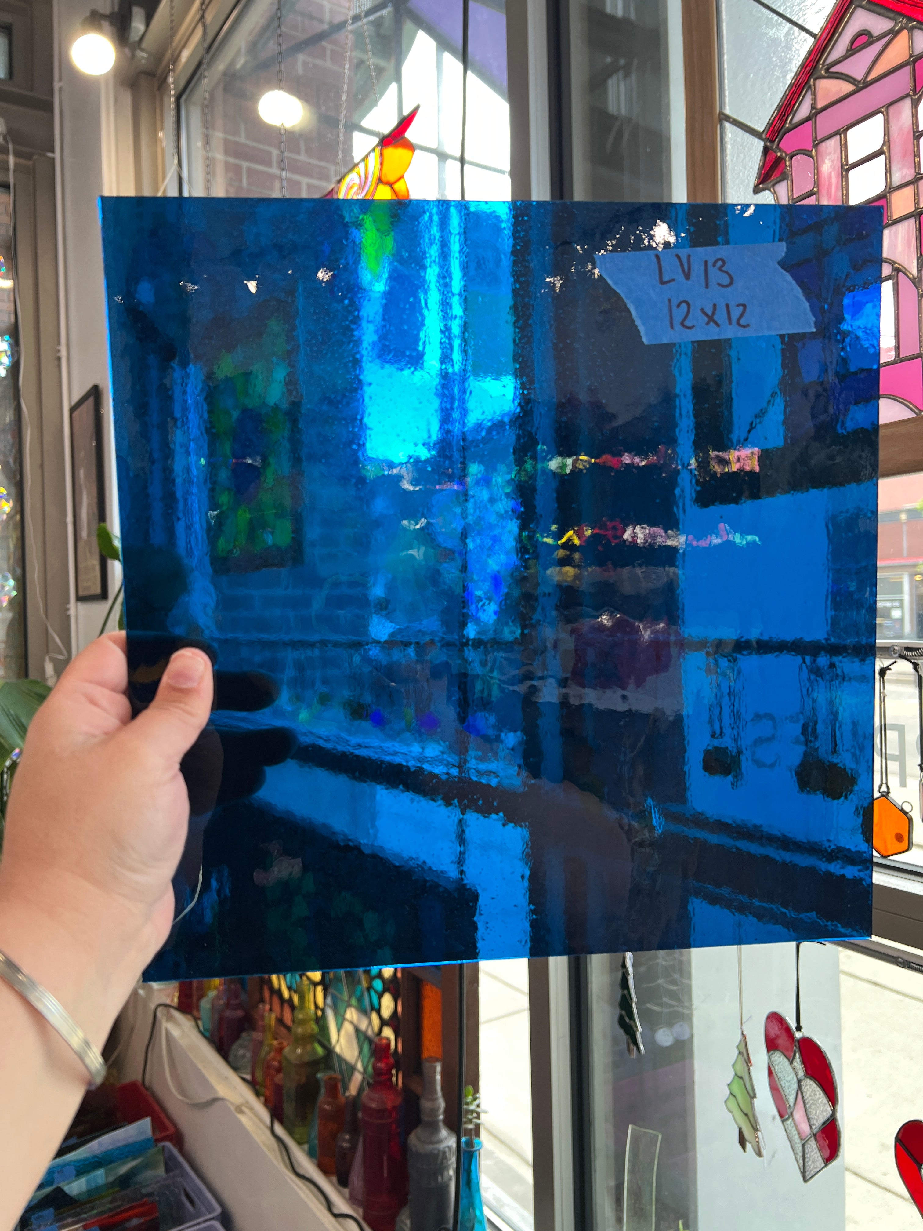 Blue Transparent Wissmach Sheet Glass Wissmach Glass