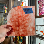 Red White Transparent Stipple Youghiogheny Sheet Glass Youghiogheny Glass