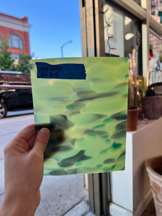 Grandma's Garden COGW by Monarch Glass Sheet Glass Colorado Glass Works
