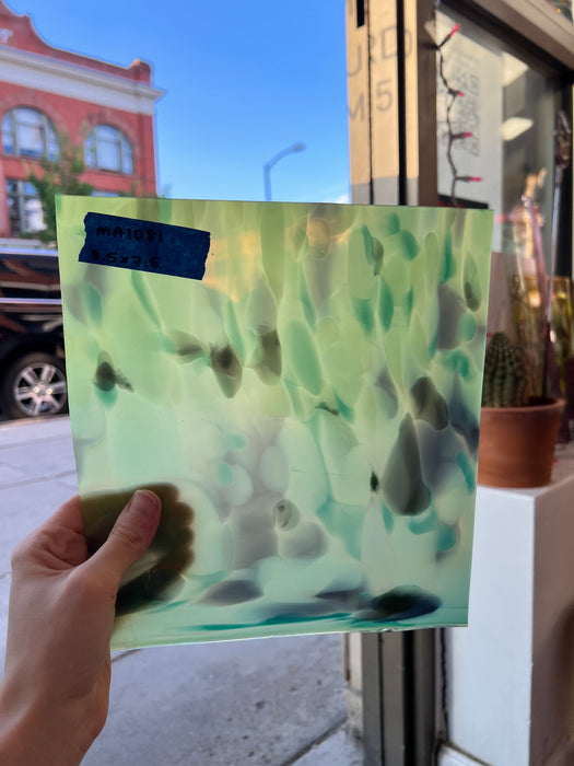 Grandma's Garden COGW by Monarch Glass Sheet Glass Colorado Glass Works