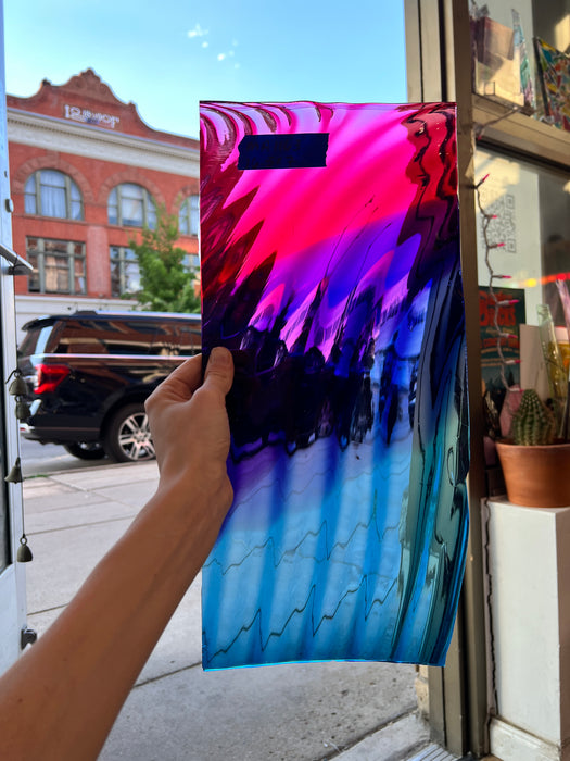 South Beach Swirl COGW by Monarch Glass Sheet Glass Colorado Glass Works