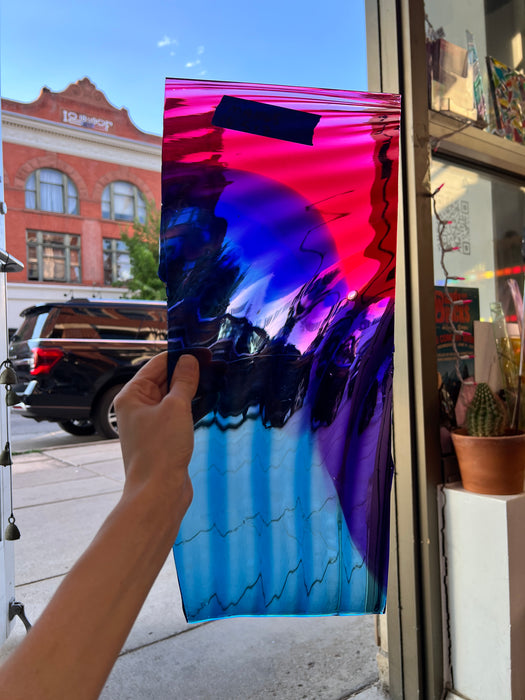 South Beach Swirl COGW by Monarch Glass Sheet Glass Colorado Glass Works
