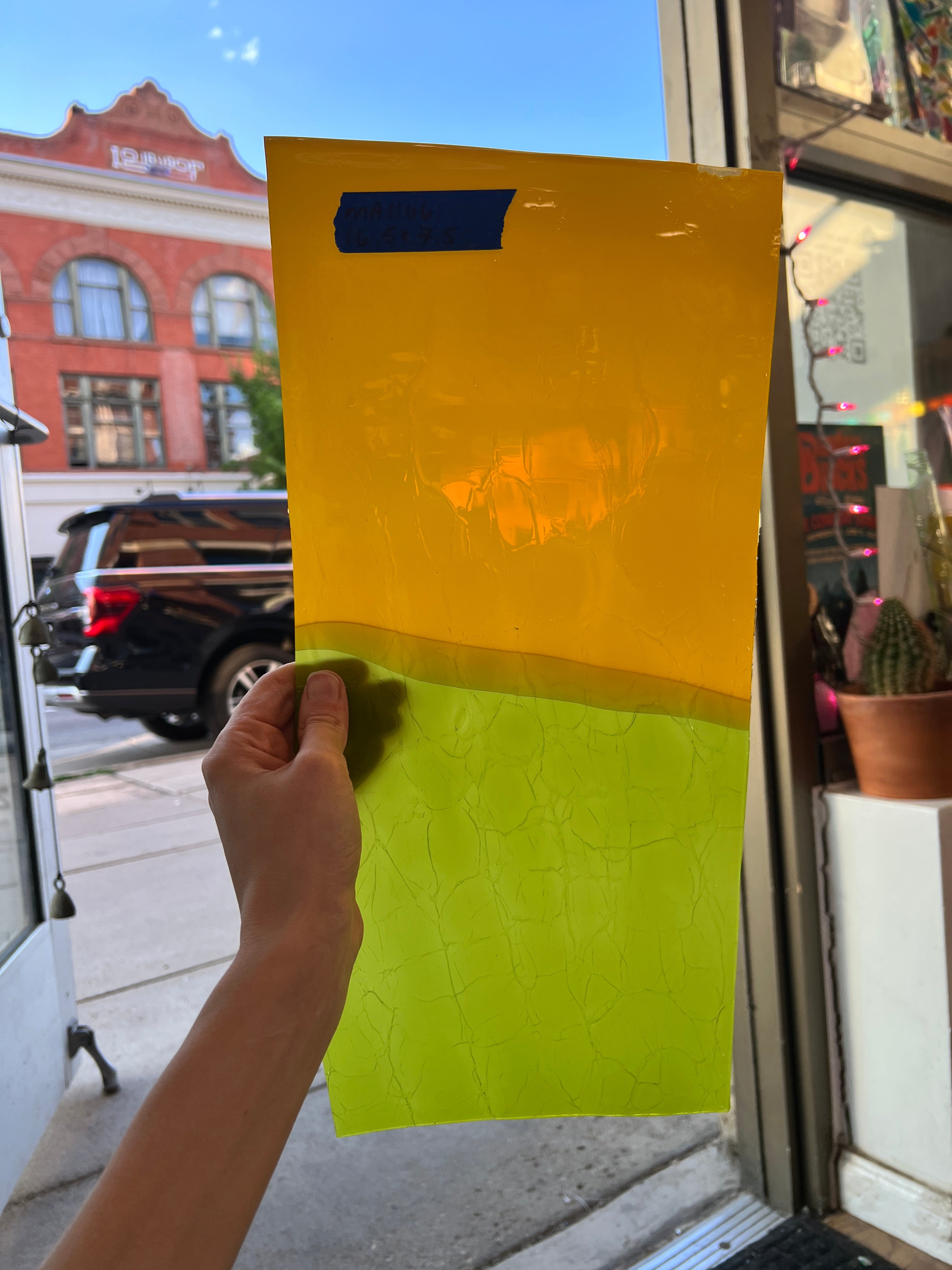 Limeade COGW by Monarch Glass Sheet Glass Colorado Glass Works