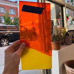 Jamaican Me Crackle COGW by Monarch Glass Sheet Glass Colorado Glass Works