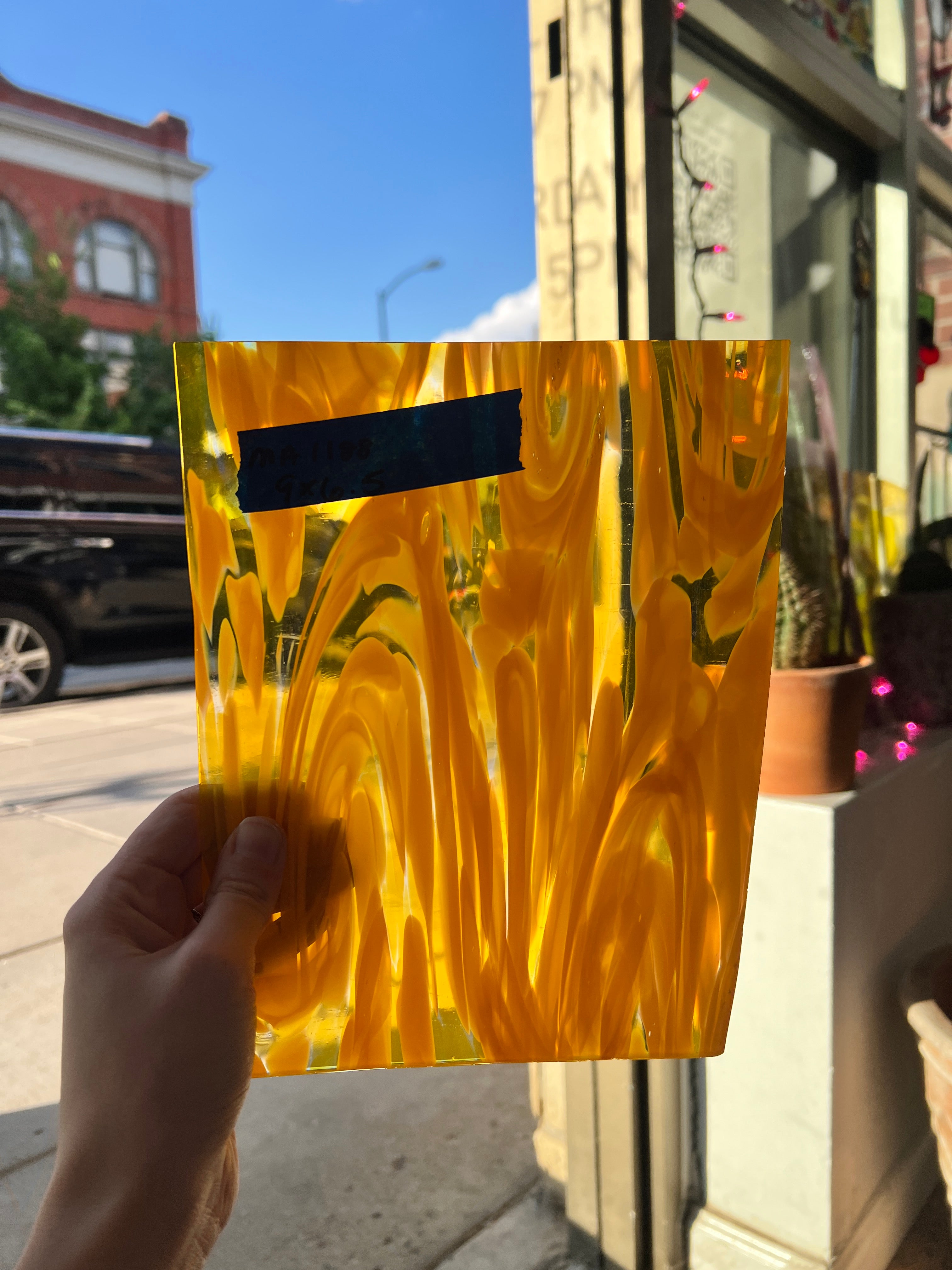 Cheese Puffs 2 COGW by Monarch Glass Sheet Glass Colorado Glass Works