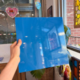 Mariner Blue Opalescent Oceanside Fusible 96 COE (OGT 233.75F) Sheet Glass Colorado Glassworks