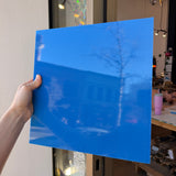Mariner Blue Opalescent Oceanside Fusible 96 COE (OGT 233.75F) Sheet Glass Colorado Glassworks