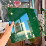 Opaque Dark Green Oceanside Fusible 96 COE (OGT 220.76F) Sheet Glass Colorado Glassworks