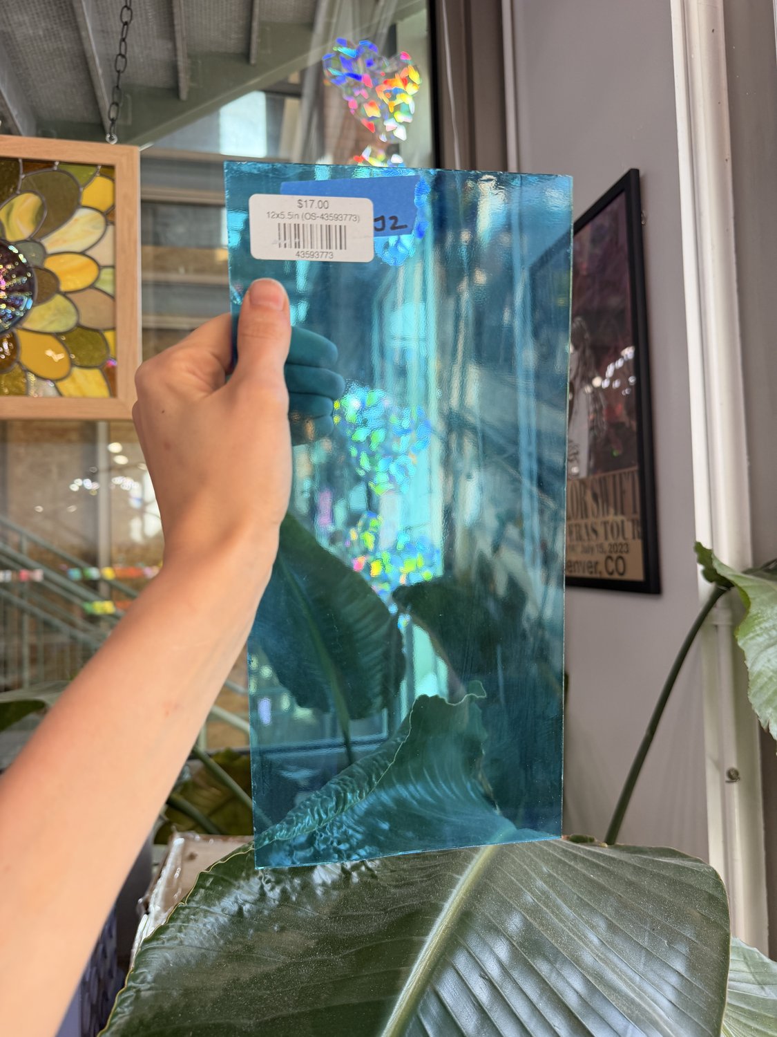 Sky Blue Transparent Oceanside Fusible 96 COE