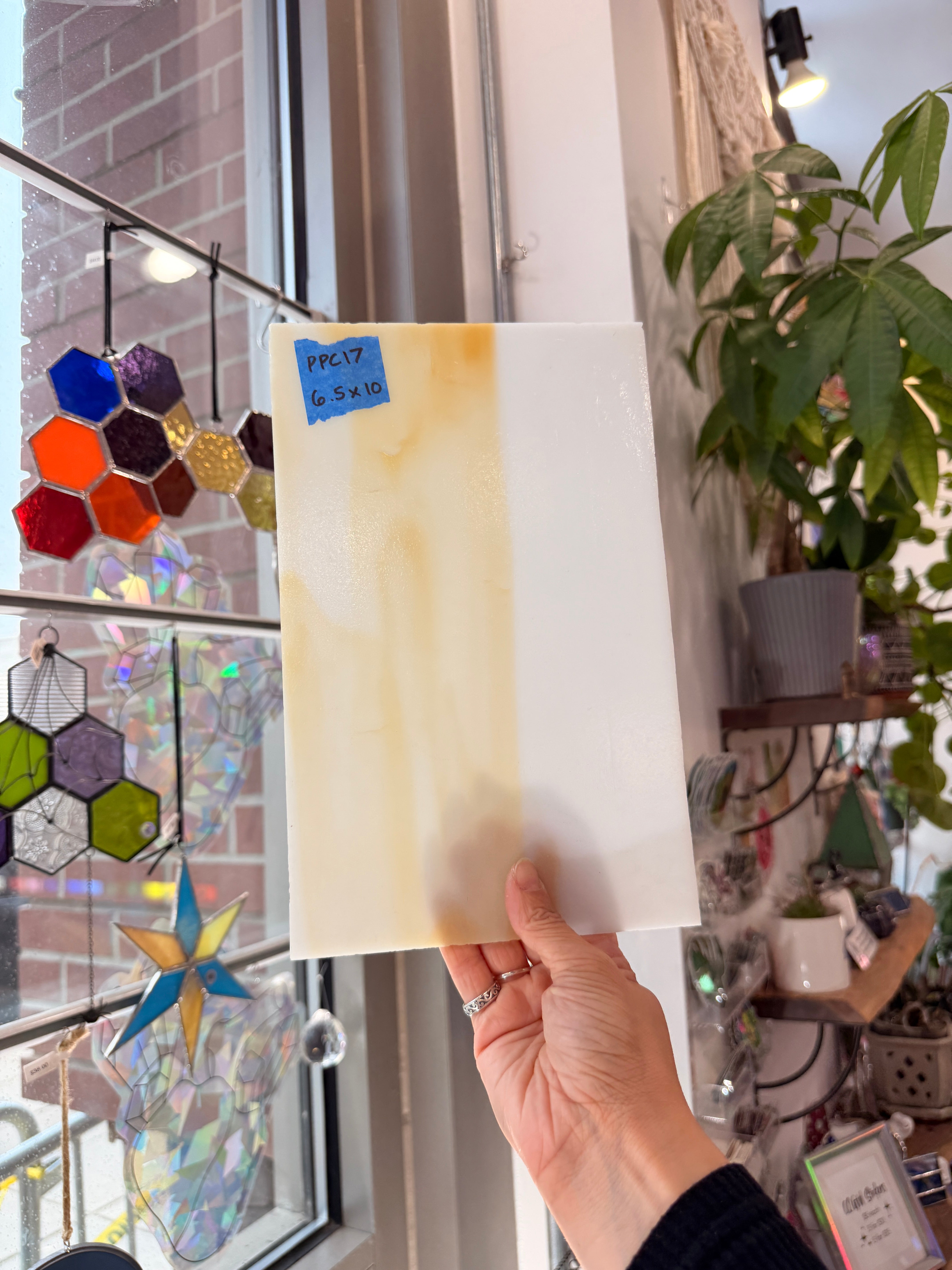 Amber Yellow White Wispy Kokomo – PPC17