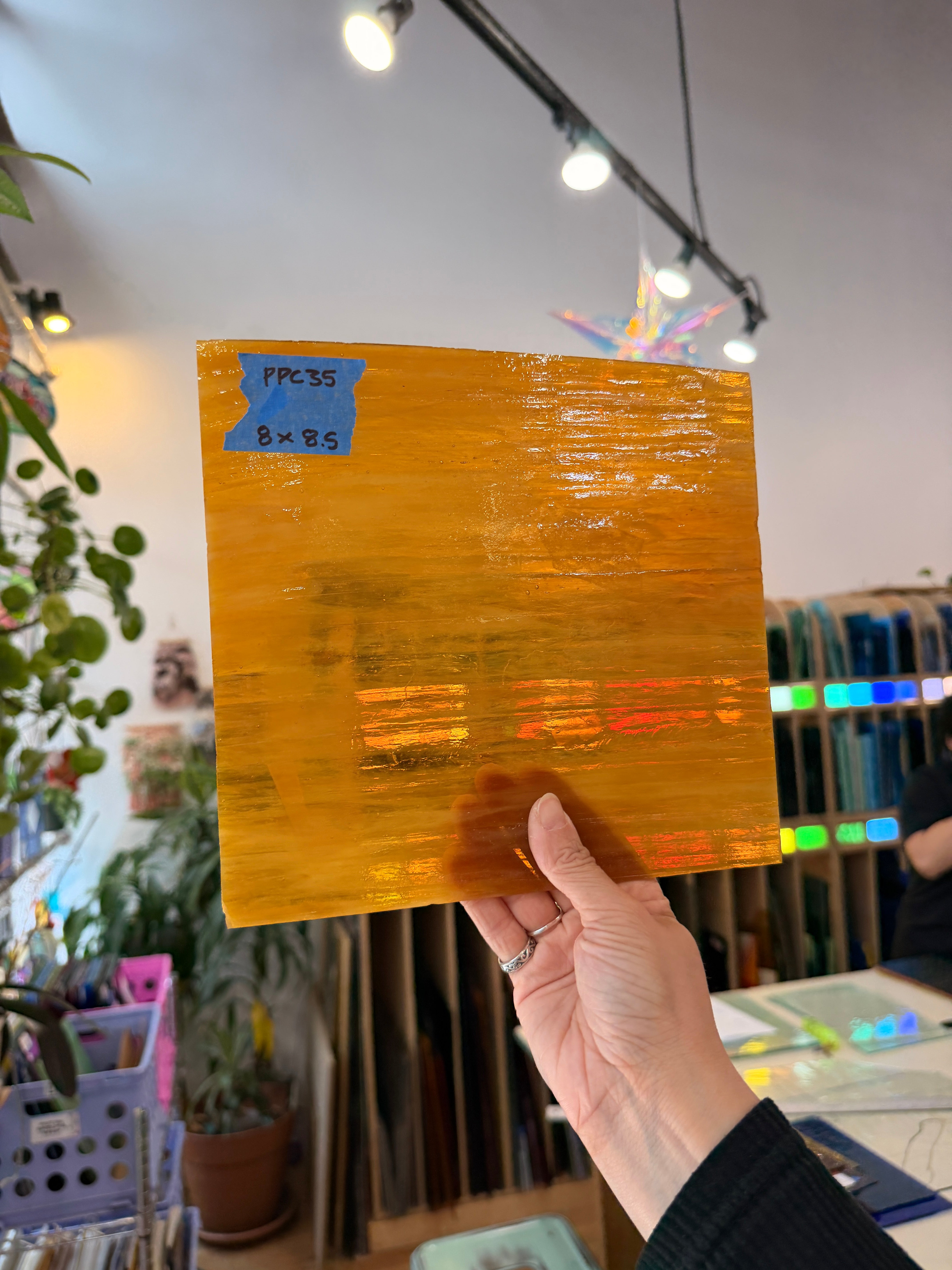 Medium Wispy Armstrong Sheet Glass Armstrong Glass