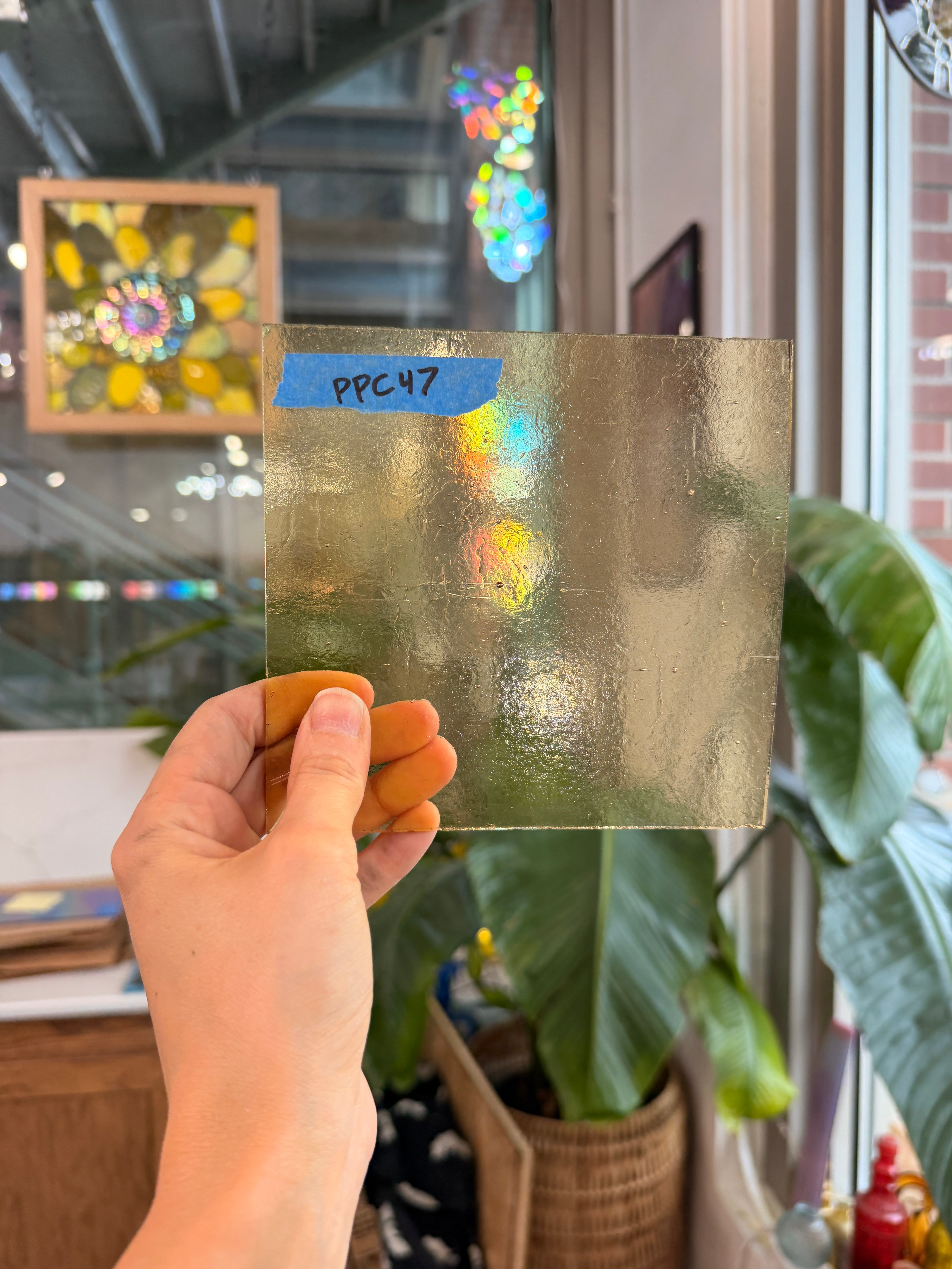 Light Yellow Transparent Kokomo Sheet Glass Kokomo Glass Default Title