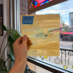 Yellow Wispy Vintage Spectrum Sheet Glass Spectrum Glass Default Title