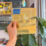 Yellow Wispy Vintage Spectrum Sheet Glass Spectrum Glass