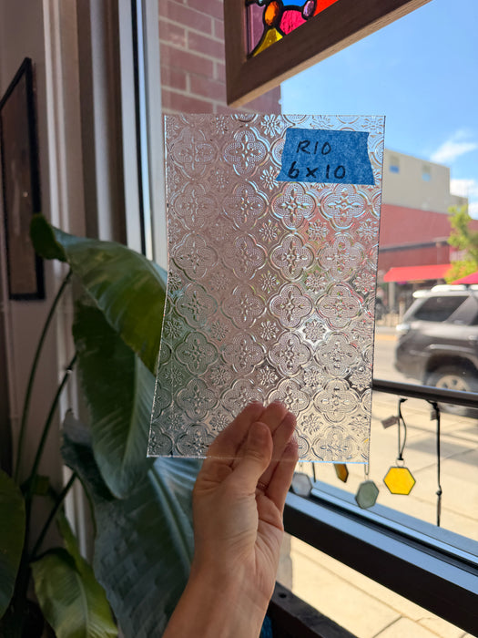 Clear Lace Morisco Clear Lace Morisco Clear Lace Morisco Sheet Glass Colorado Glassworks