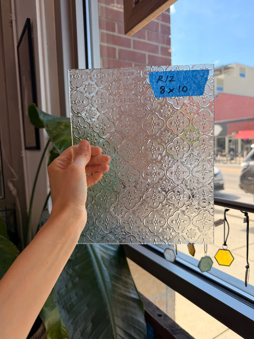Clear Lace Morisco Clear Lace Morisco Clear Lace Morisco Sheet Glass Colorado Glassworks