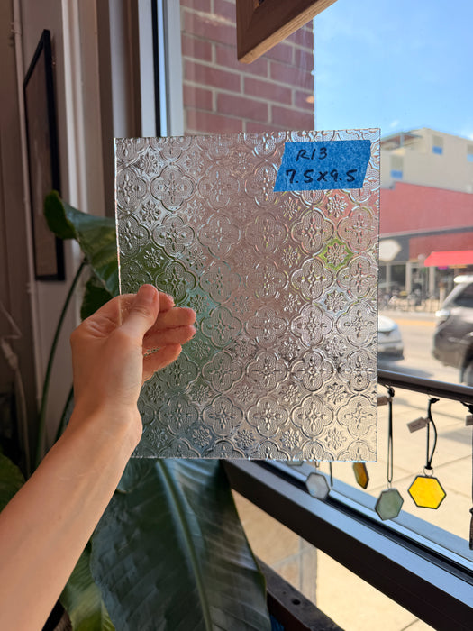 Clear Lace Morisco Clear Lace Morisco Clear Lace Morisco Sheet Glass Colorado Glassworks
