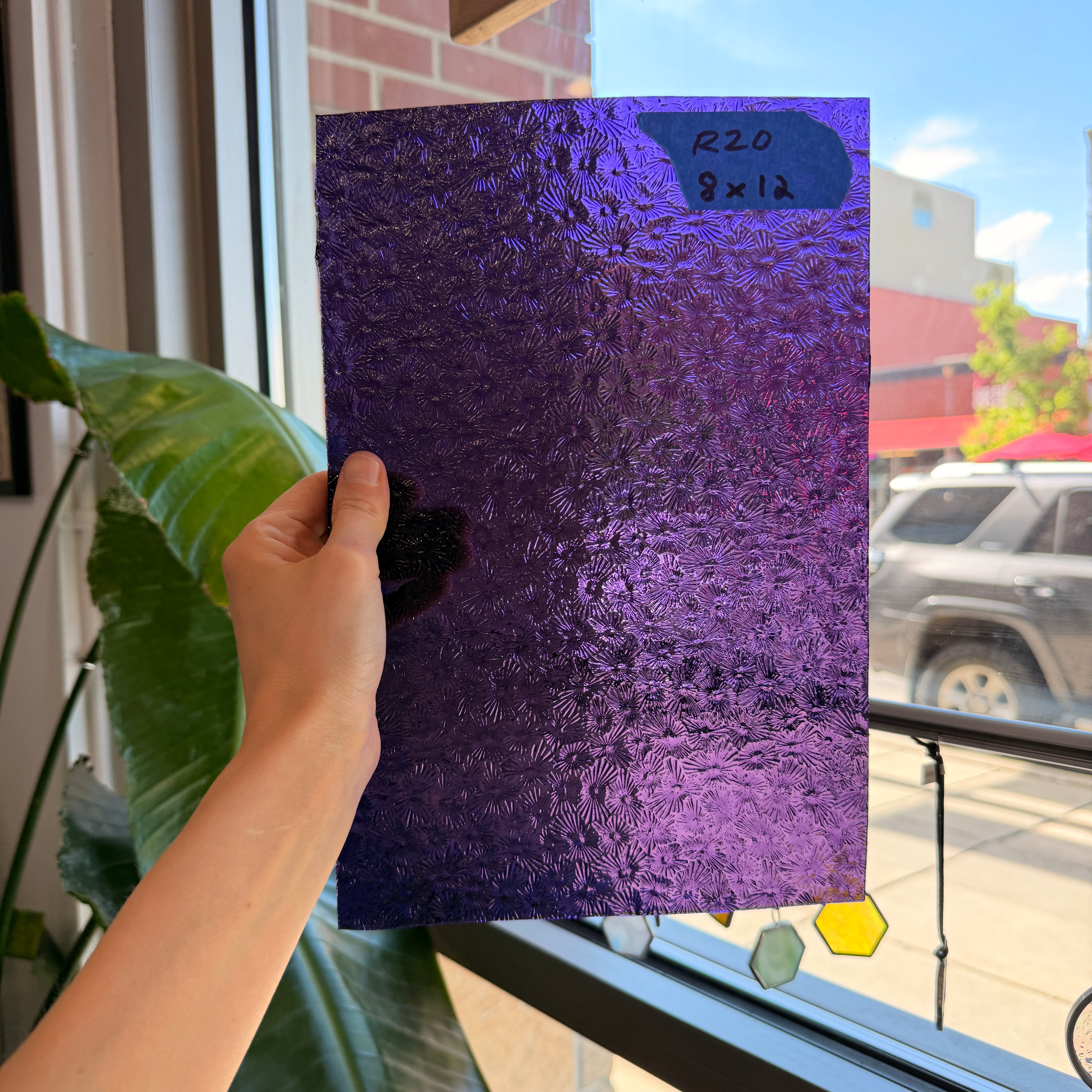 Purple Florentine Wissmach Sheet Glass Wissmach Glass
