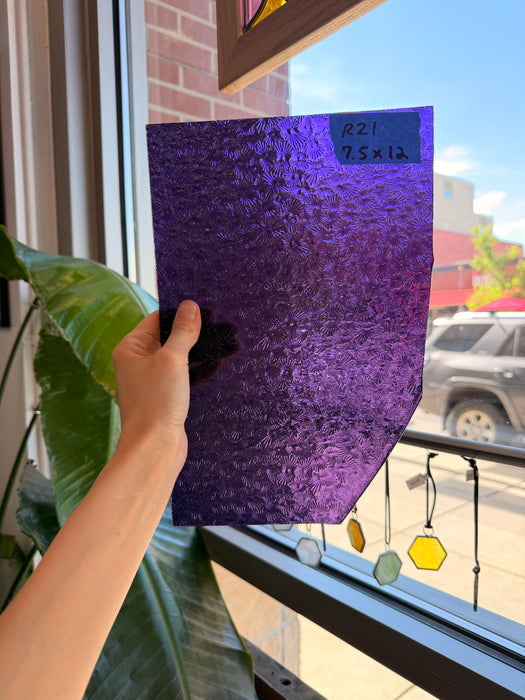 Purple Florentine Wissmach Sheet Glass Wissmach Glass