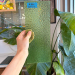 Light Green Hammered Transparent Sheet Glass Colorado Glassworks Default Title