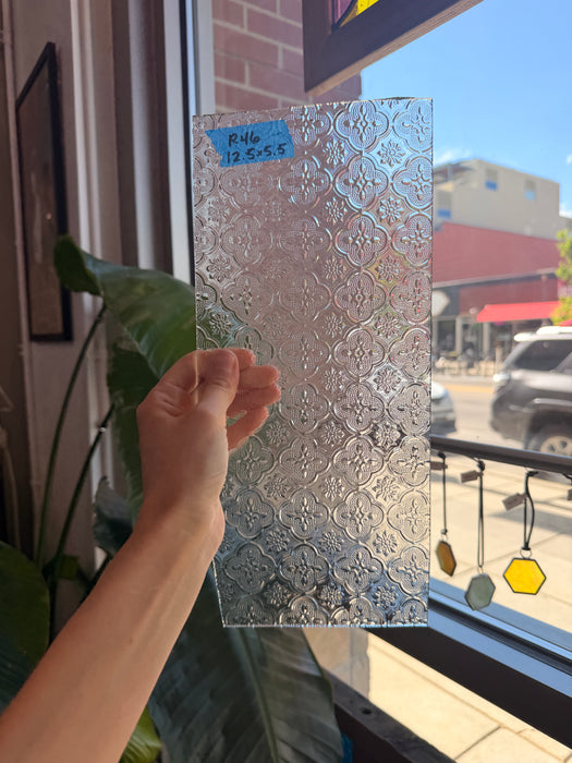 Clear Lace Morisco Clear Lace Morisco Clear Lace Morisco Sheet Glass Colorado Glassworks