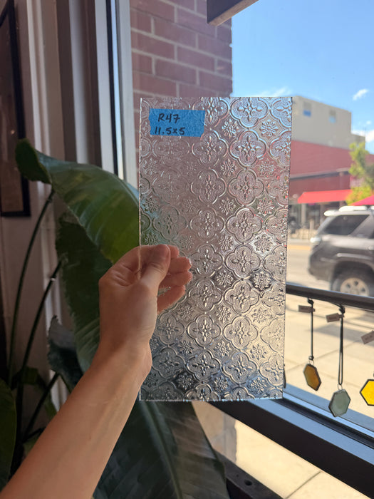 Clear Lace Morisco Clear Lace Morisco Clear Lace Morisco Sheet Glass Colorado Glassworks