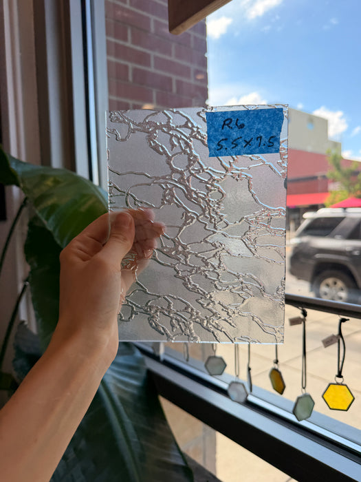 Frosted Krinkled Delta Industrial (IM 400F) Sheet Glass Colorado Glassworks