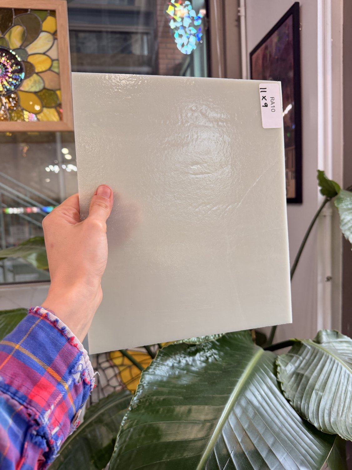 Tan White Opal Kokomo Sheet Glass – RA10