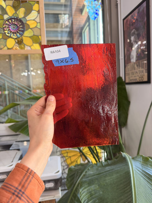 Red Transparent Bullseye – RA104