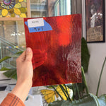 Red Transparent Bullseye Fusible Sheet Glass Bullseye Glass 9x7in (BE-94164525)
