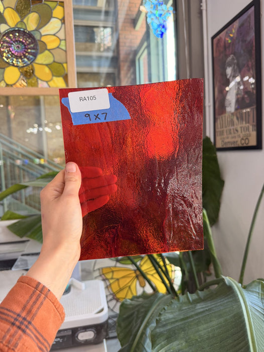Red Transparent Bullseye – RA105