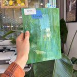 Vintage Green Wispy Armstrong Sheet Glass Armstrong Glass 9.5x6.5in (ARM-94328365)