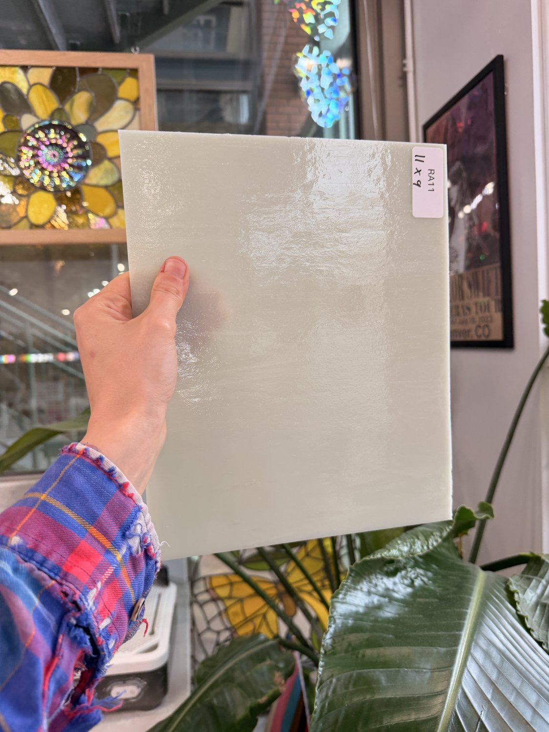 Tan White Opal Kokomo Sheet Glass – RA11
