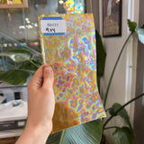 Tan Iridescent Mottled Youghiogheny Sheet Glass Youghiogheny Glass