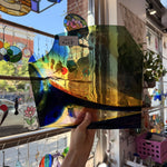 Rainbow Mouthblown Lamberts Sheet Glass