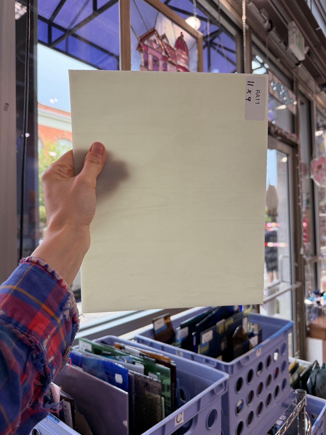 Tan White Opal Kokomo Sheet Glass – RA11