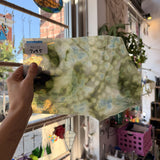Green White Mottled Sheet Glass – RA122