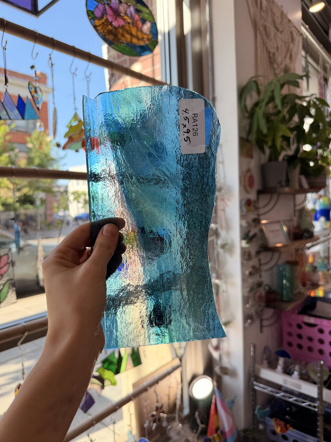 Clear Blue Transparent Sheet Glass – RA126