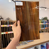 Vintage Brown White Wispy Spectrum Sheet Glass