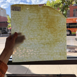 Yellow Cream Mottled Sheet Glass Colorado Glassworks