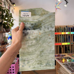 Green White Mottled Sheet Glass – RA133
