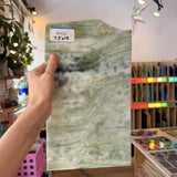 Green White Mottled Sheet Glass – RA133